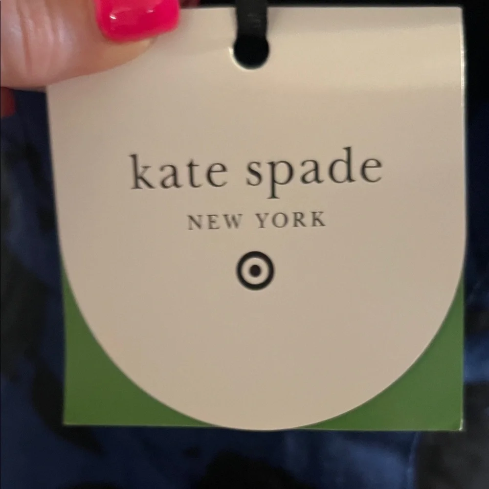 Kate Spade One-Shoulder jumpsuit in Navy and Black Floral - Picture 2 of 11